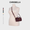 Chrisbella Serena Long Woven Clutch